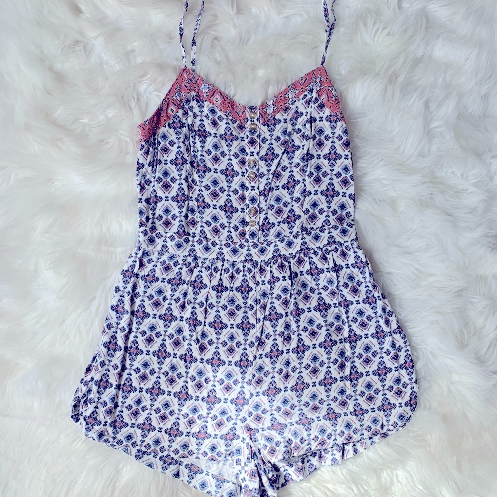 American Eagle floral romper size xs